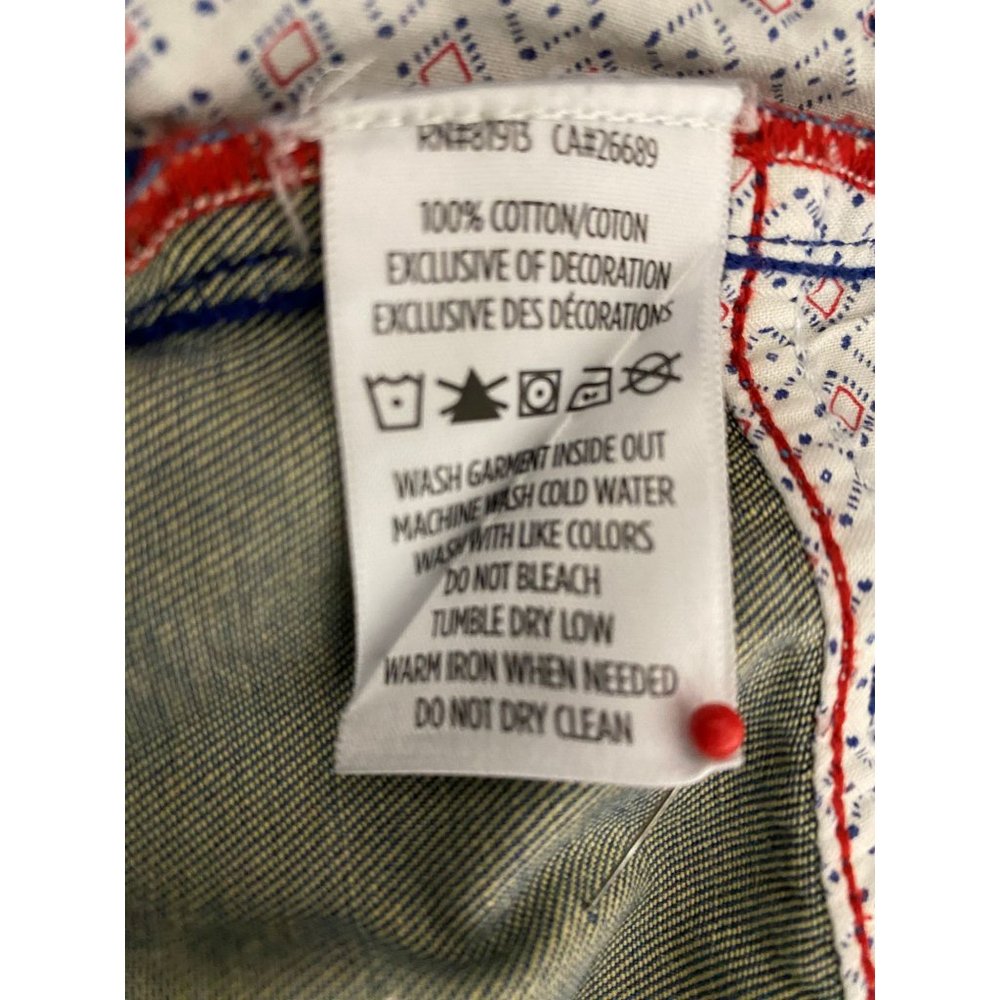 Robert Graham Jeans Men Size 34 Blue Slim Jim Pants Actual 36x31 Dark Indigo - Picture 7 of 10